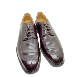 Rockport Oxford Dress Shoes Mens Walker Burgundy Grandpa Split Toe Size 8.5 M